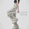Women's Khaki Quick-Dry High Waist Cargo Pants - Summer Casual Hip Hop Dance Wide Leg Style