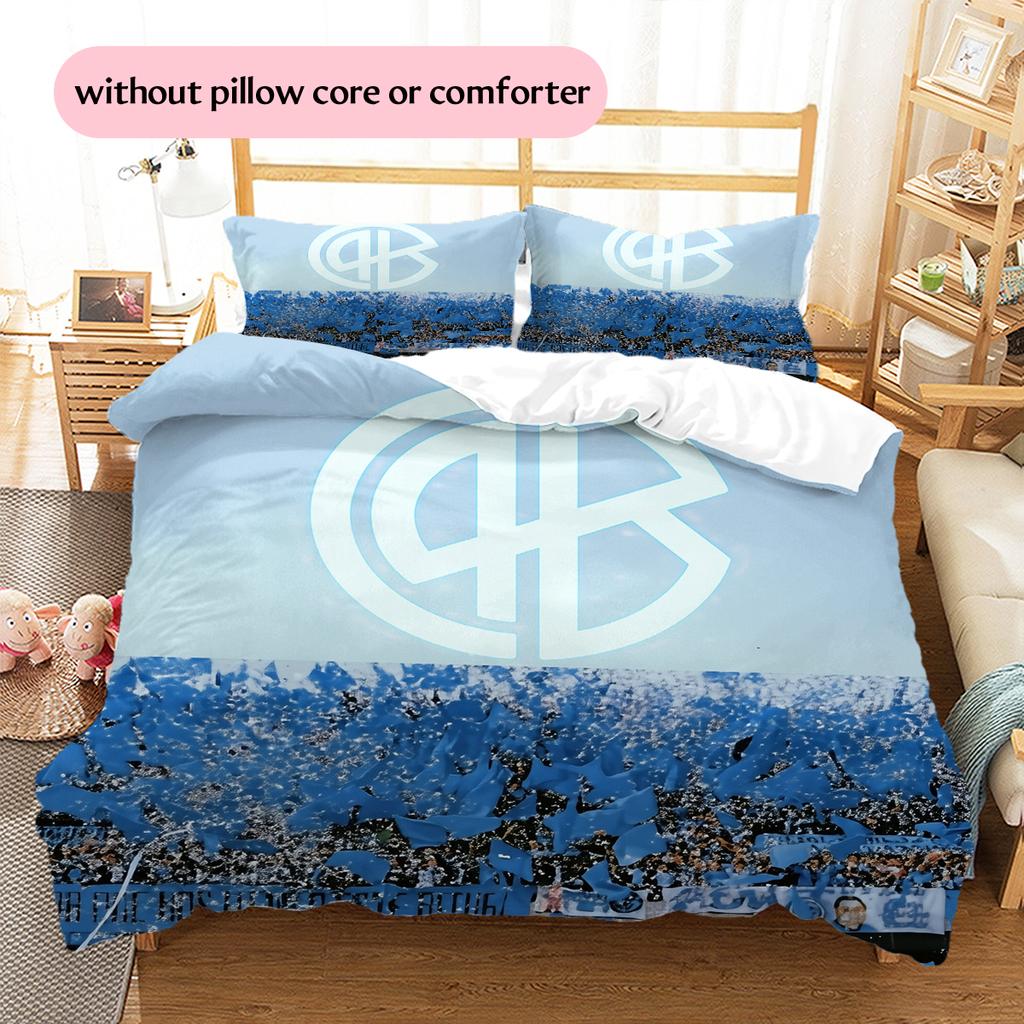 Belgrano Athletic Club Pattern Bedding Home Decoration Birthday Gift (1 * duvet cover + 2 * pillowcase, without core)