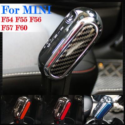 Capa decorativa para cabeça de engrenagem de carro, para bmw mini cooper s f54 f55 f56 f57 f60 clubman, acessórios de modificação interior