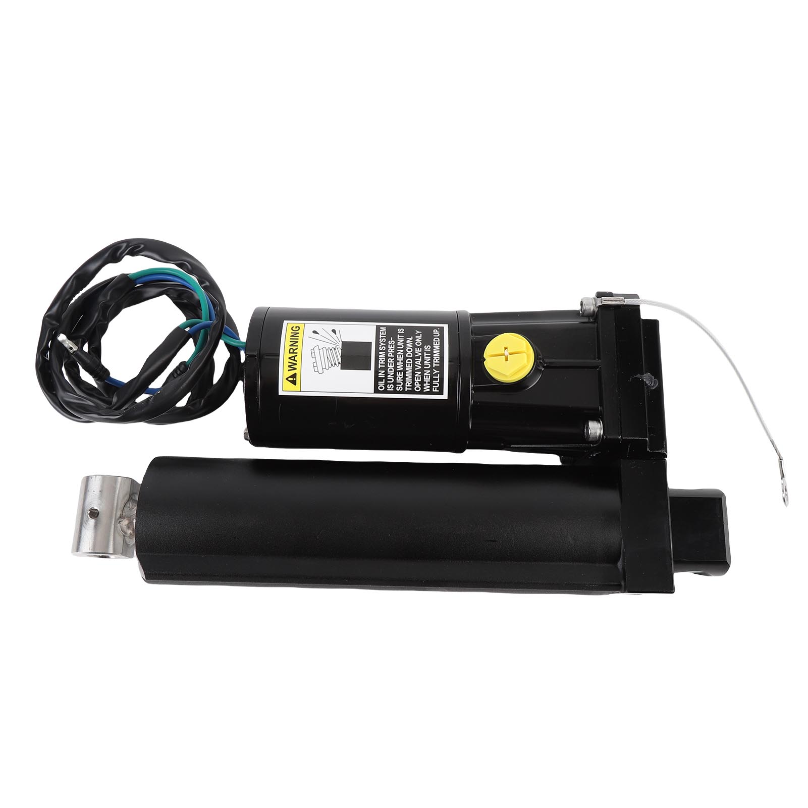 

893517T01 Узел гидроцилиндра триммера 855654T09 Металлический блок гидроцилиндра наклона триммера Замена для подвесного мотора Mariner 60 л.с. 7E60413VZ чёрный