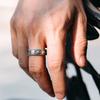 Horus Eye Ring Men Women Adjustable Open Band Sterling Vintage Retro Style Statement Jewelry