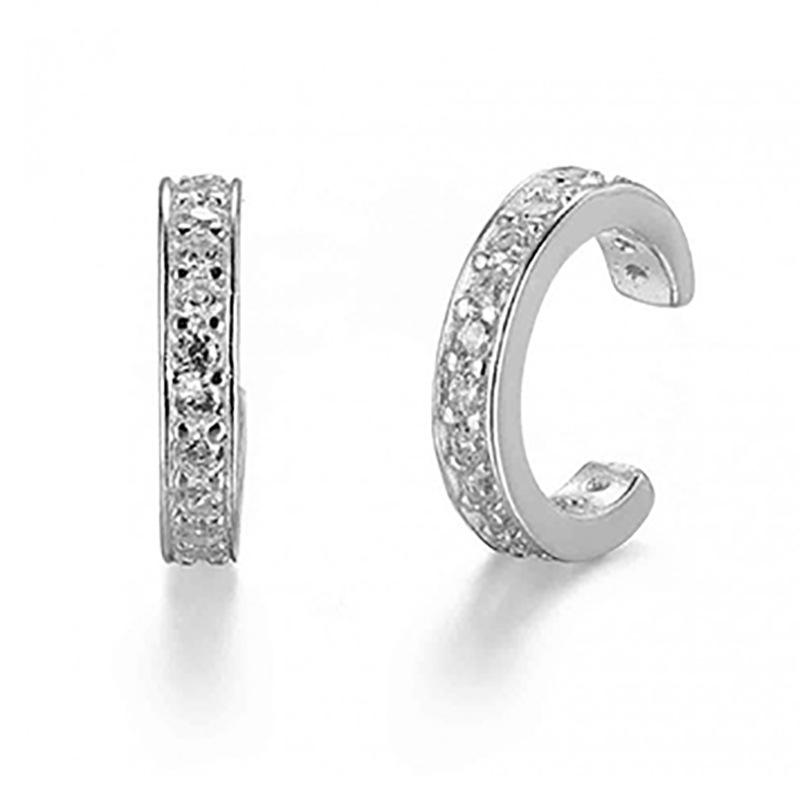 Minimalist Zircon Stud Earrings: Versatile and Stylish INS-Inspired Ear Clips