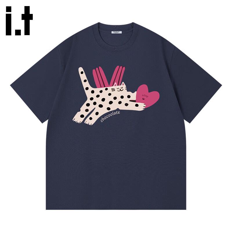 :CHOCOOLATEit Unisex Loose-Fit Graphic T-Shirt 2XL