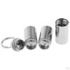Box Keychain Waterproof Multi Chamber Titanium Tablet Organizer for Reisen im Freien Camping