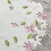 Embroidered Flower Placemat, Round Floral Coaster Placemat, Heat Resistant Table Protector Mat for Dining Table Cup Vase Wedding Party Decoration