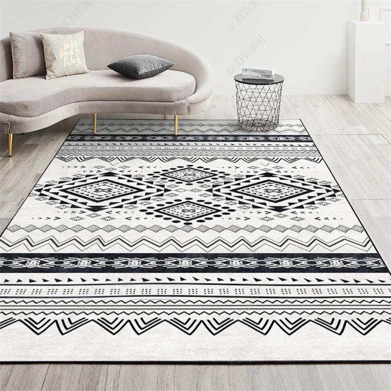 Nordic Carpet Living Room Modern Simple Sofa Tea Table Mat Bedroom Bedside Carpet