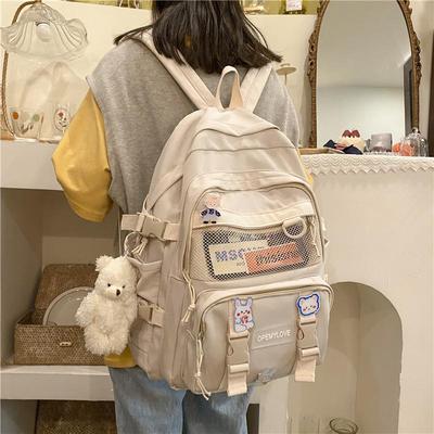 Korean High-Capacity Backpack for Junior & Senior High School Students - Harajuku Ulzzang Style
