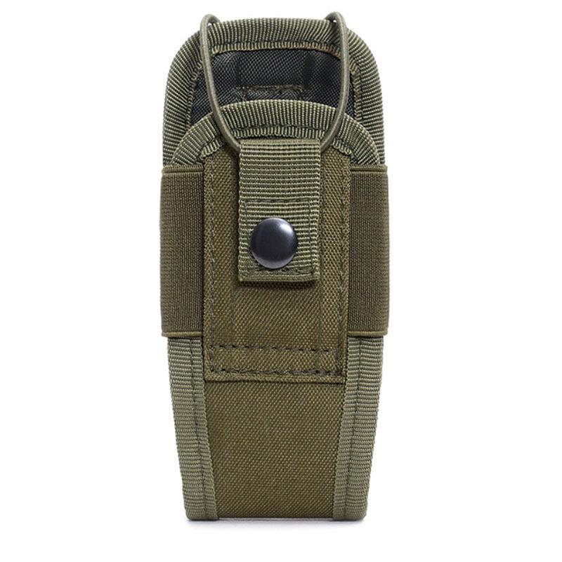Multifunctional Tactical Walkie-Talkie Pouch with MOLLE Attachment