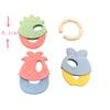 Fruit Shape Baby Silicone Teeth Glue Molar Tooth Fixing Device Rattle Teeth Glue for Infant Dental Development