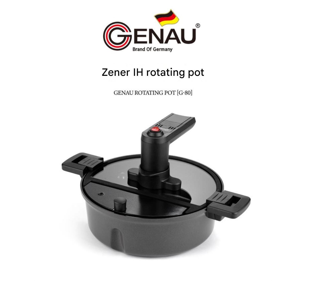 

[Zenner] Обертова сковорода IH G-80 - високоефективна антипригарна сковорода для універсального приготування їжі