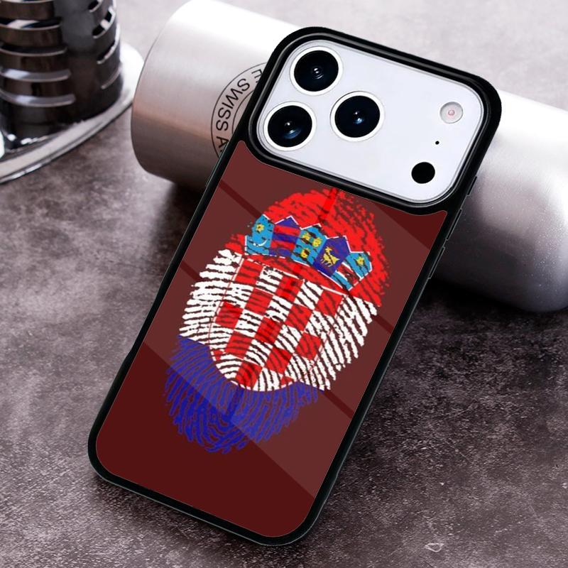 Croatia Flag Print Phone Case For iPhone 17 16 15 14 13 12 11 Pro Max Plus 17Air Soft Silicone Cover