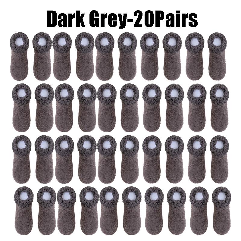 Womens Winter Slipper Socks Non Slip Grip Thermal Fuzzy Floor Socks Cozy Indoor Sleep Socks Thick Plush Fleece Lined Ankle Socks