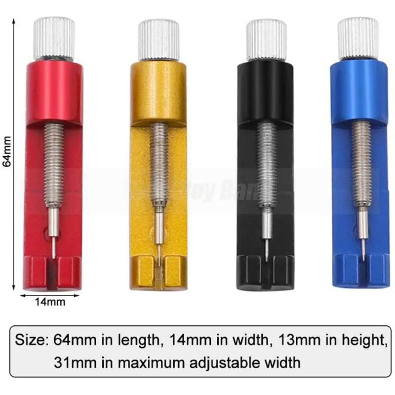 Strumenti Metallici per Cinturino Orologio Kit Dispositivo di Rimozione Riparazione Cinturino Orologio con Apri Perni Orologio Strumento di Regolazione Cinturino in Acciaio Accessori Orologio