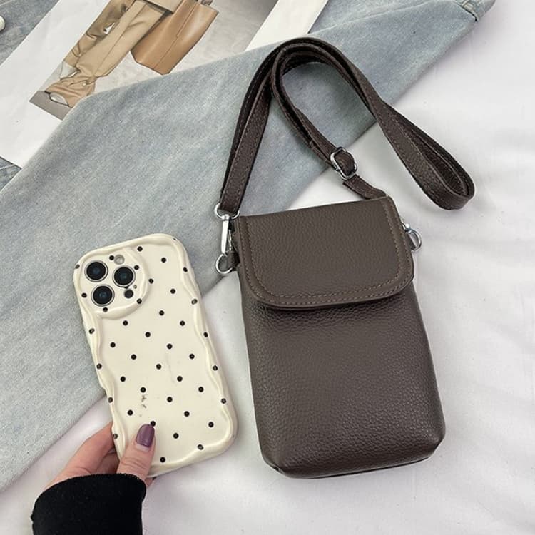 Lychee pattern mini mobile phone bag female messenger bag