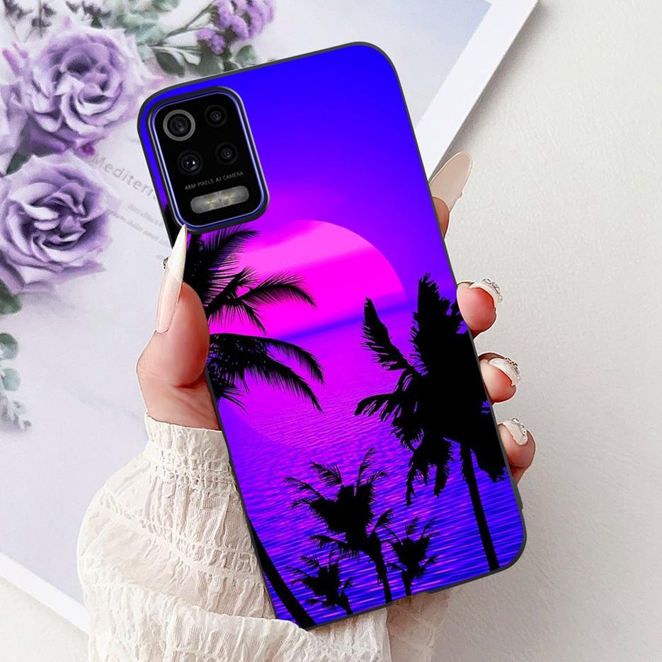 For LG K52 K62 2020 Case LM-K520 LM-K525 Stylish Love Heart Painted Cover Soft TPU Phone Case For LG K62 K 52 LGK52 LGK62 Fundas