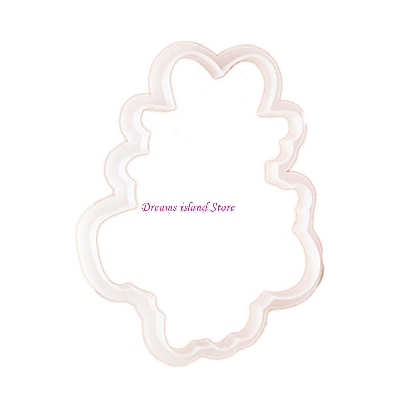 Easter Themed Cookie Stamps Pressable Biscuit Stamps Cookie Moulds Embossed Biscuit Moulds DIY Cookie Baking Accessories HX6C