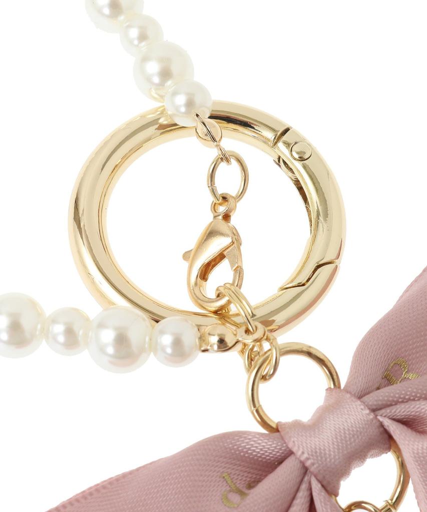 Maison de Fleur Initial Ribbon Pearl Charm for 08000561100 T Women,