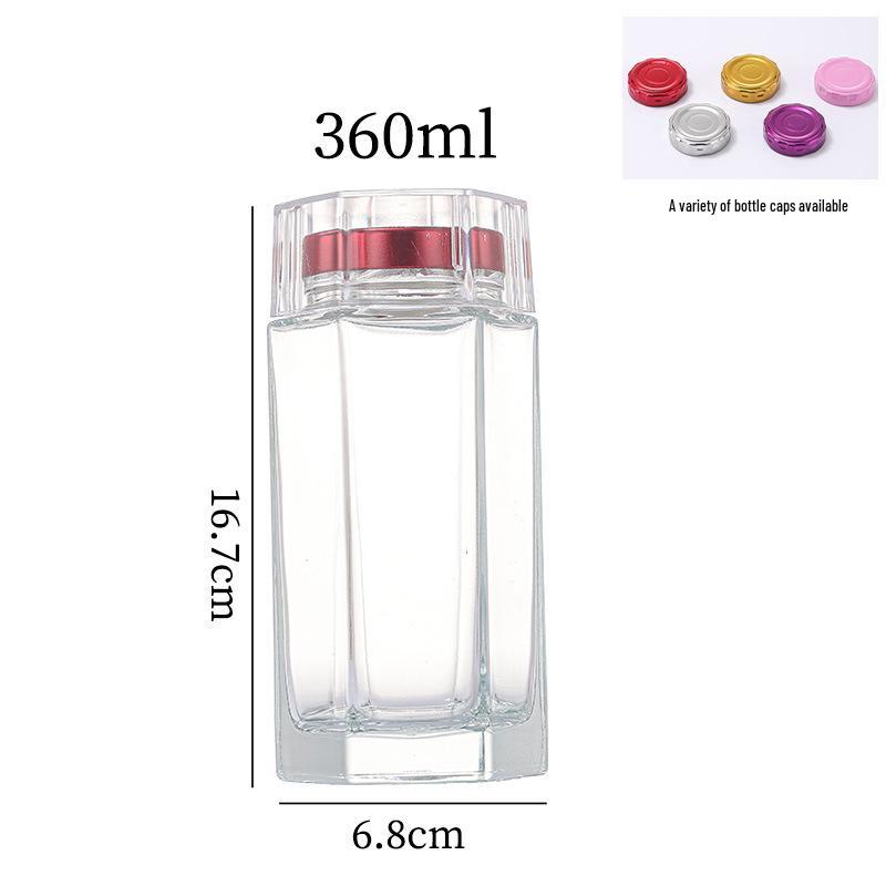 Food-Grade Glass Honey Dispenser Jar