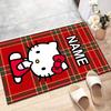 Custom HelloKitty Mat Personalized Name, Polyester Washable Indoor Entryway Rug, Gift for Christmas, Easter, Thanksgiving Day