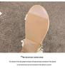 Women's 2024 Summer Rhinestone Pearl Flat Sandals - Korean Style Temperament Casual Shoes