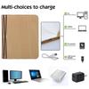 Creative 3D Folding LED Night Light RGB Color USB Recharge Wooden Book Lights Decor Bedroom Table Lamp for Kid Brithday Gift Hot