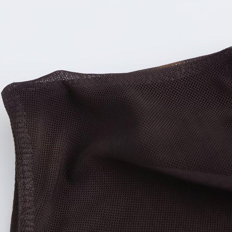 Kaslead New Arrival Women's Clothing Fashion Style Fashion Minimalist Silm Print Ruched Dress 9601541