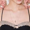 August Harmony 925silver Harmony Sparkle Necklace / 2color