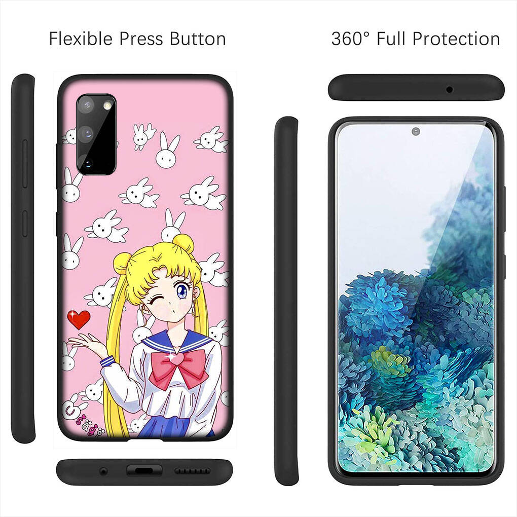 Cover for iPhone 17 16 15 Xiaomi Poco Redmi Note 14 13 12 11 Pro Max 9 16e Samsung Galaxy S25 S24 9 OPPO Huawei Cartoon Sailor Comics Moon Phone Case