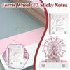 3D Memo Pad Ferris Wheel Sticky Notes DIY Three-Dimensional Paper Carving