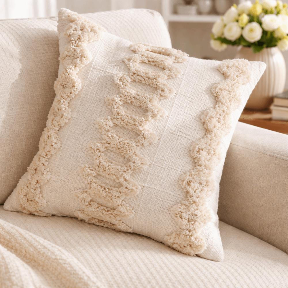 Wear-resistant Bohemian Fringe Pillow Cover Modern Pillow Case Throw Pillow Cover  Bedside