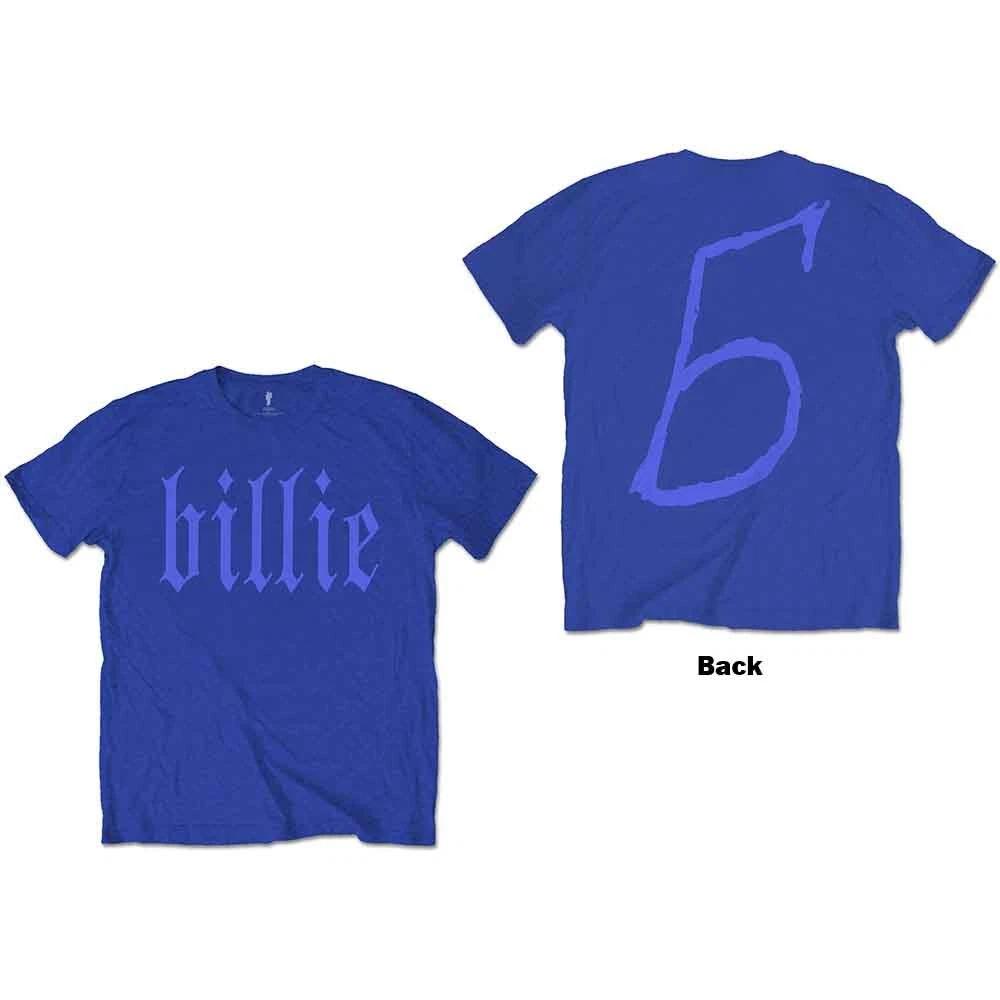 Billie Eilish Unisex T-Shirt: Billie 5 (Back Print) (Medium) XL