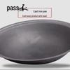 GOWKE 60cm Traditional Uncoated Cast Iron Wok