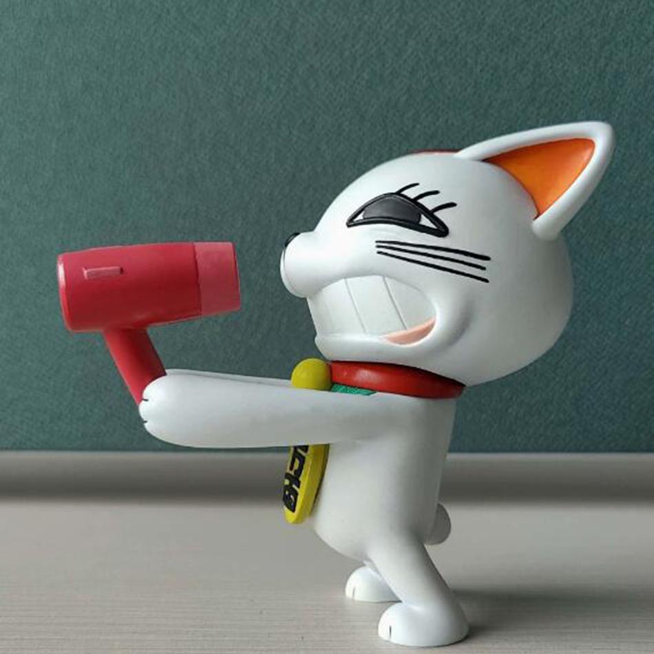 9cm/3.54in Anime DAN DA DAN Figure Turbo Granny Hairdrier Action Figures Pvc Statue Collection Model Playthings Gifts