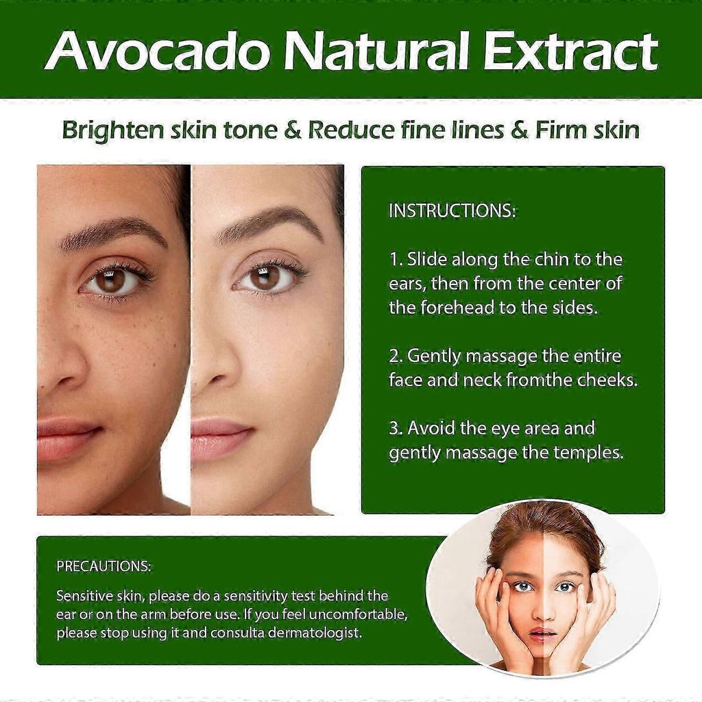 Siero all'Avocado - Essenza Illuminante e Idratante per Tono della Pelle, Linee Sottili e Anti-Età