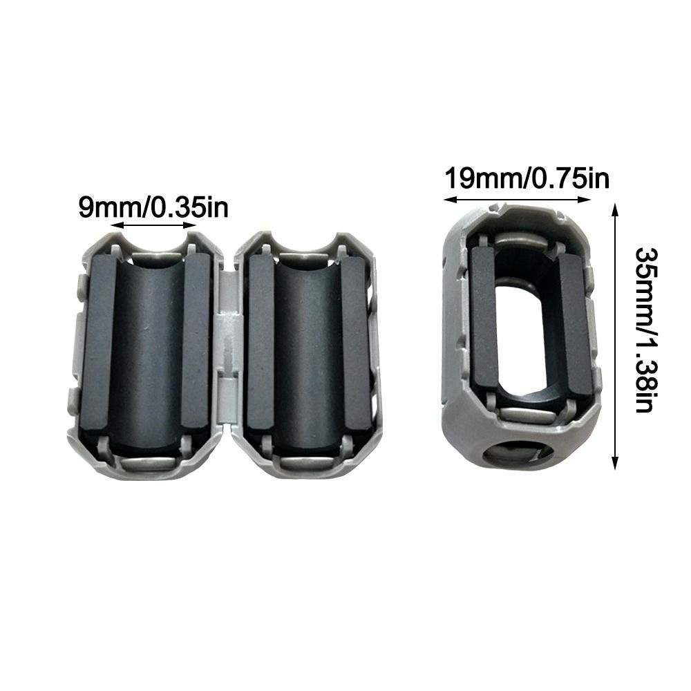 10pcs Inner Diameter 3.5/5/7/9/13/15mm Degaussing Filter UI850 Buckle Filter  Degaussing Application