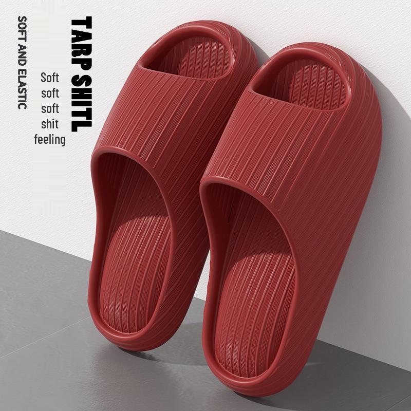 Unisex EVA Bath Slippers: Anti-Slip, Wear-Resistant, Thick-Soled for Indoor Summer Use
