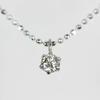14K White Gold Diamond Solitaire Petite Pendant Necklace [KASHIMA] 0.1ct