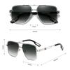 Double Beam Aviator Sunglasses - Sports UV400 Anti-UV Retro Style