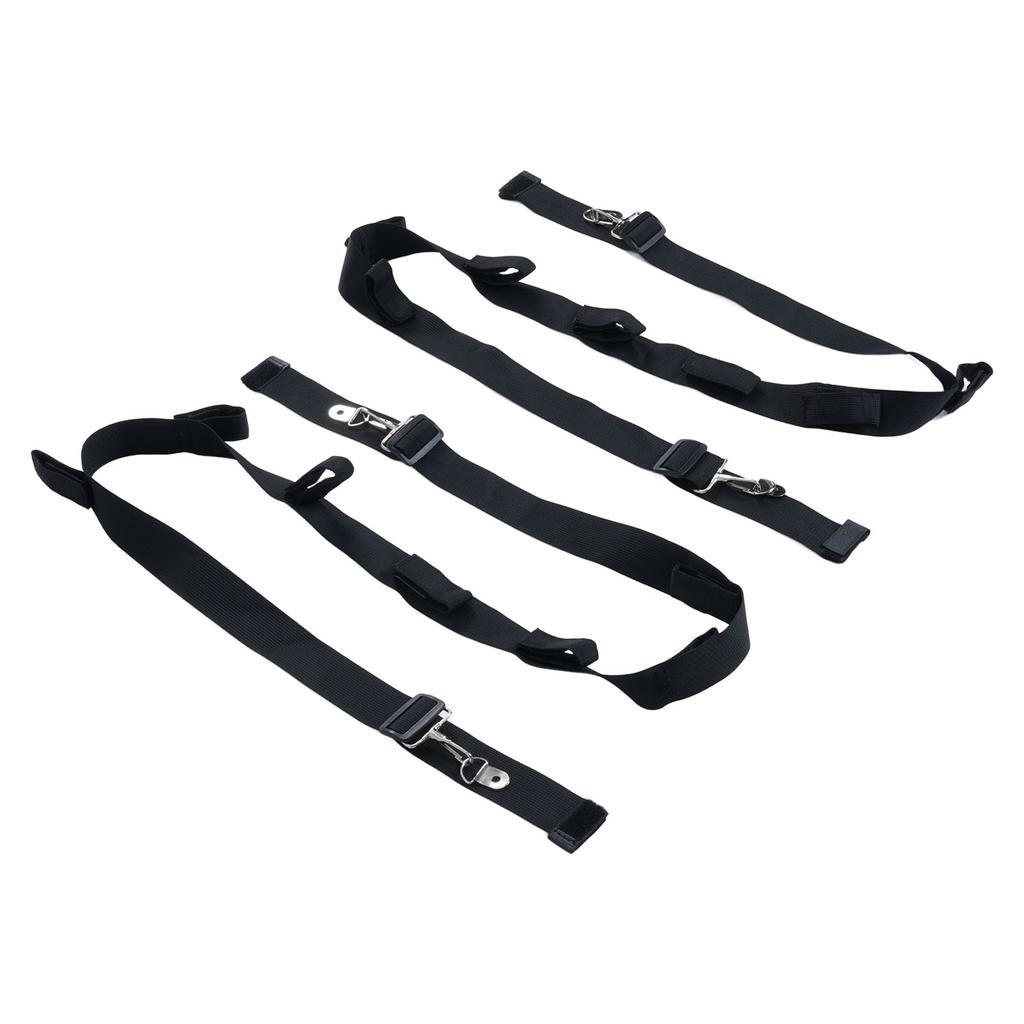 2Pcs Car Fishing Rod Holder Polyester Fishing Pole Rack Strap for SUV MVP RV Minivan