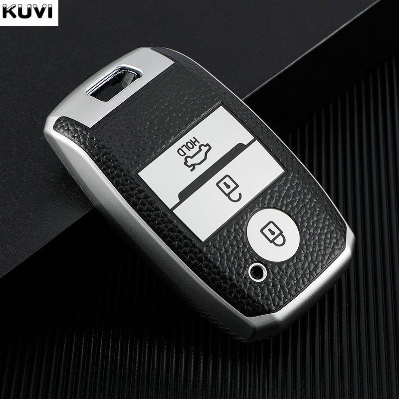 Leather Tpu Car Remote Key Case Cover For Kia Rio Rio5 Sportage Ceed Cerato K3 Kx3 K4 K5 Cerato Sorento Optima Cerato Picanto