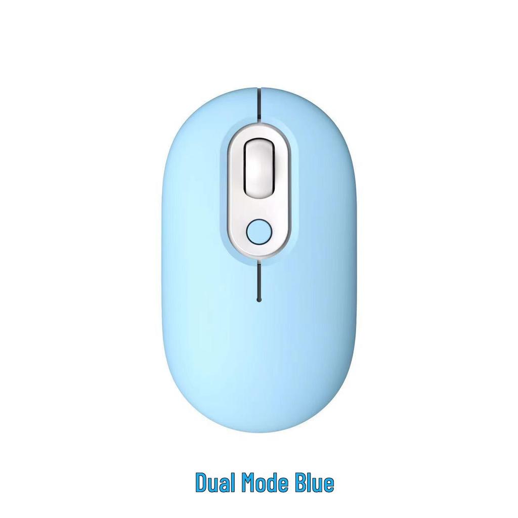 Silent Dual-Mode Luminous Wireless Mouse - Multi-Color Gift for Office & Gaming