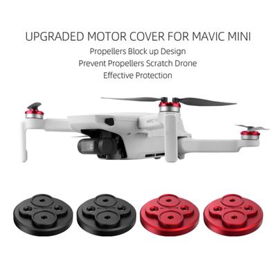 Upgraded Motor Covers Scratch-proof Propellers Block-up Protective Aluminum Alloy Motor Cover for