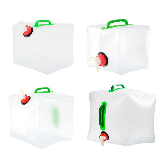 2Pcs Water Carrier Bags with Handle Large Capacity Food Grade BPA Free Water Storage Container Jugs Camping Supplies