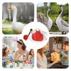 Chef Geese Costume Outdoor Geese Dress Patio Art Decoration Cartoon Chef Outfit Garden Statue Decoration For Spring Lawn Yard