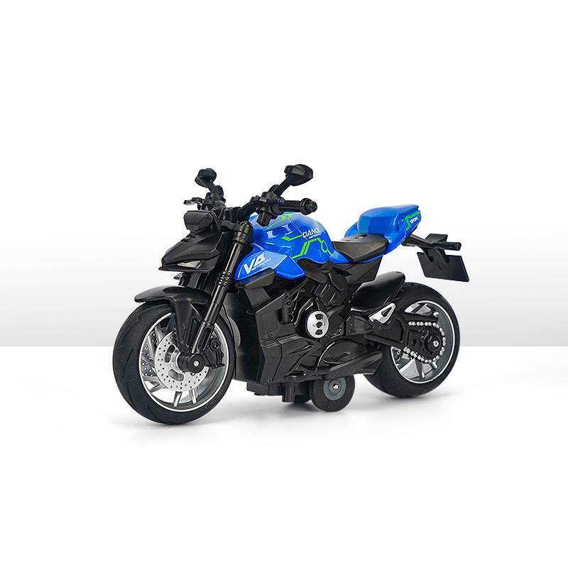 

Верните модель мотоцикла Ducati со светом, крутые игрушки, модный, красивый и синий