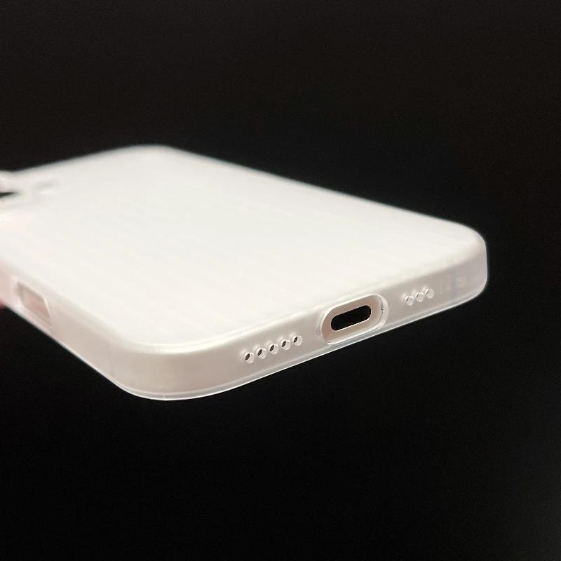Luxury Natural Titanium Pc Case for For Iphone16 15 14 13 Pro Max Plus Electroplated Grating Corrugated Hard Back Cover Phone Case