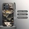 Tempered glass phone case with ancient architectural patterns suitable for iPhone 17 16 15 14 13 12 11 Pro/Max/Plus anti drop