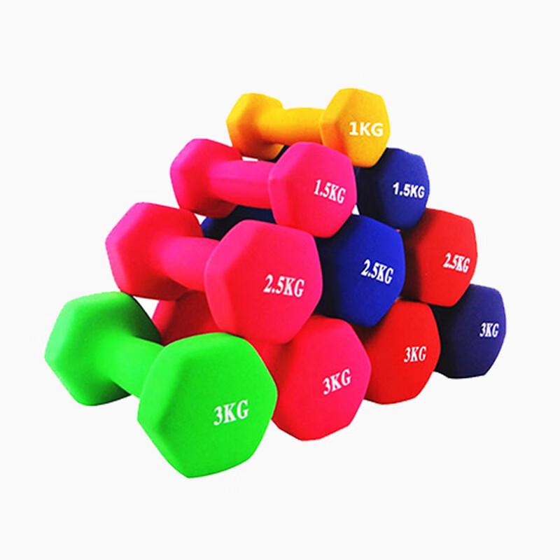 Hengda 10kg Home Fitness Dipped Dumbbell Set