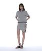 PARTIMENTO WOMEN Double Layered Polo Tee_Melange