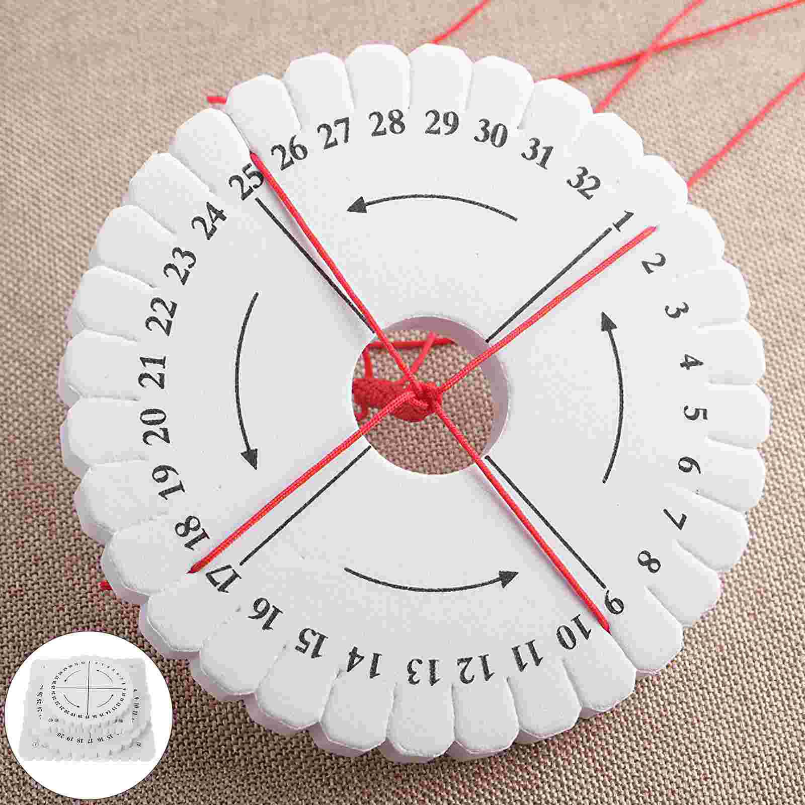 

4pcs Round Square Kumihimo Beading Cord Disc Disk Braiding Plate Cord Weaving Tools for DIY Fine Thread Wire Beaded Kumihimo 15X15CM белый